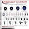 Service Caster 5'' Solid Poly Swivel 1-3/4'' Expanding Stem Caster Set with Brake, 4PK SCC-EX20S514-SPUS-TLB-134-4 - alternate 3
